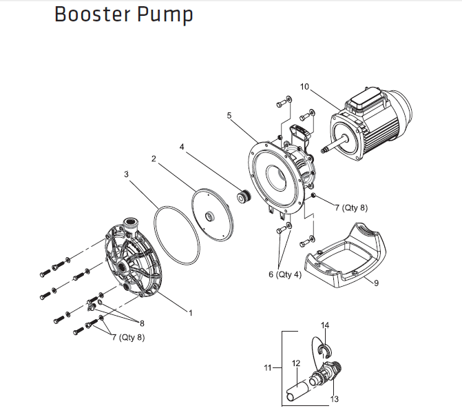 Polaris Booster Pump Volute